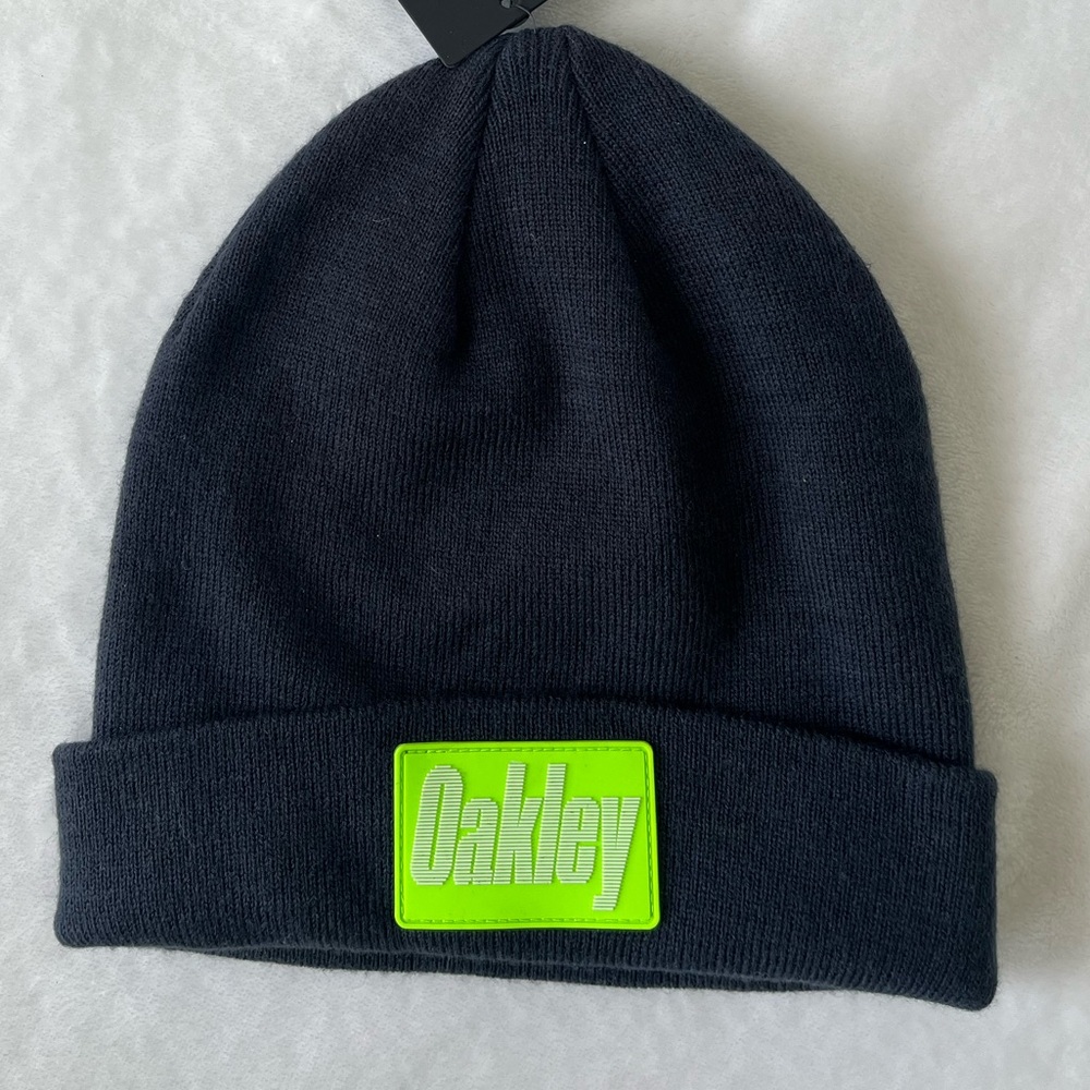Oakley black beanie new